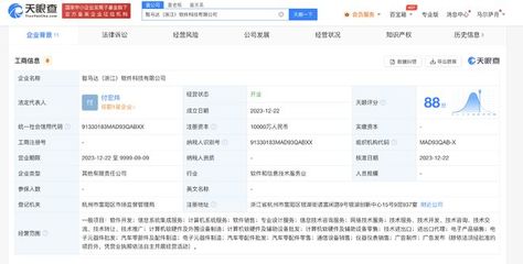 智馬達(dá)與億咖通攜手成立軟件科技公司，注冊(cè)資本1億聚焦計(jì)算機(jī)軟硬件開(kāi)發(fā)與銷(xiāo)售
